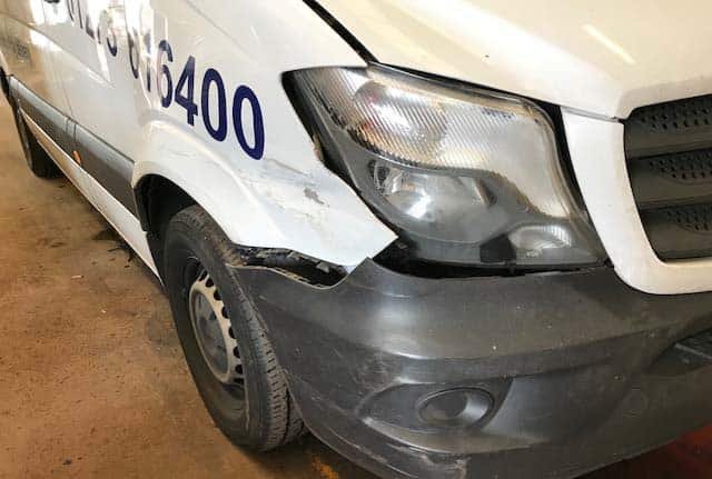 Commercial vehicle accident repairs