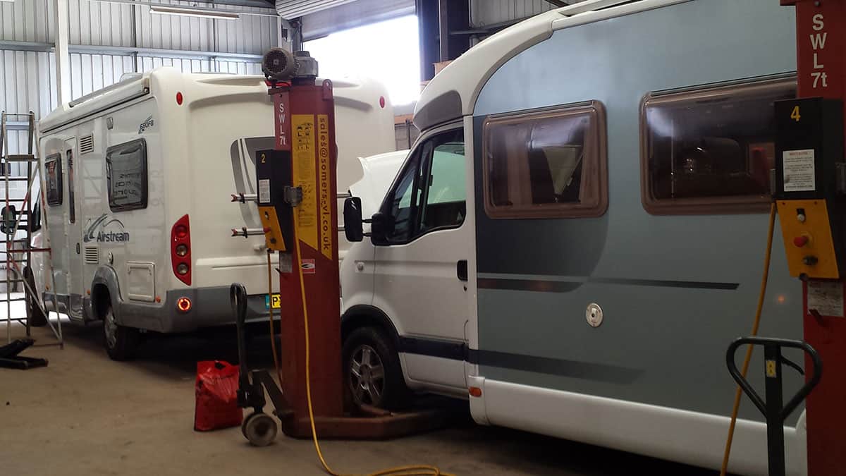 Motorhome servicing